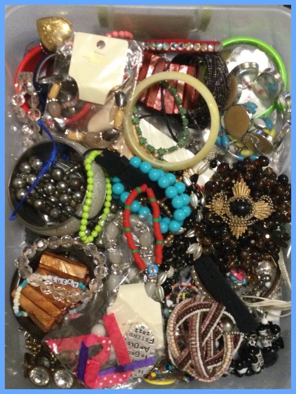 Wearable & Crafting Jewelry Lot, 5 lbs